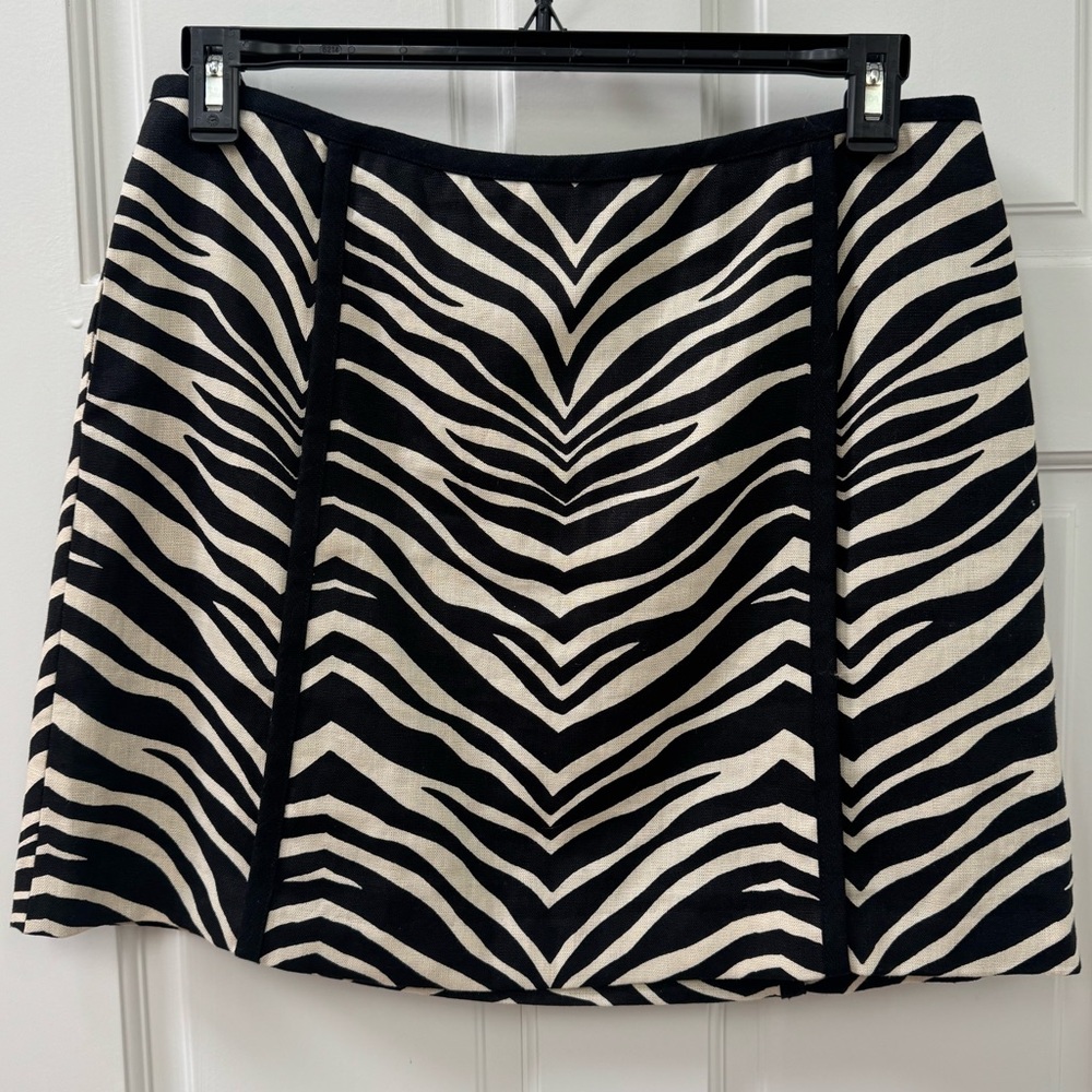 J.Crew Black Linen skirt
